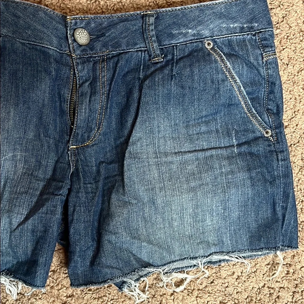American Eagle Outfitters Slight Distressing Denim Shorts - Picture 3 of 7
